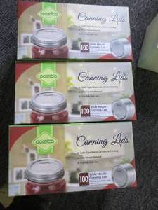 lot 272 image: 300 wide mouth canning lids ...