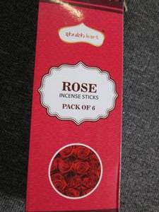 lot 293 image: box of rose scented incense sticks ...