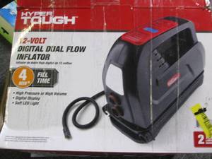 lot 295 image: hyper tough 12- volt digital dual f...
