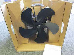 lot 306 image: heat powered stove fan...