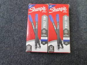 2 pks SHARPIE Felt Tip Pens, Fine P...