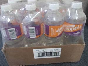 12- 24 oz Bottles Propel Lemon Blac...