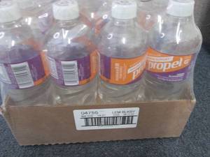 12- 24 oz Bottles Propel Lemon Blac...