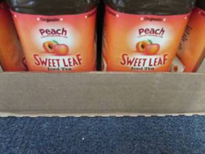 8-64 0z Bottles Sweet Leaf Peach Ic...