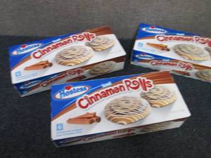 3- 16.5 oz boxes Hostess Cinnamon R...