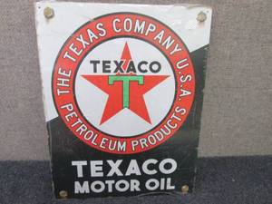 Metal Texaco Sign 16x12.5 inches...