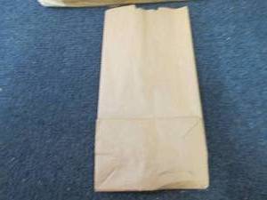 2-500 pk 8# Kraft Paper Bags 6x4x12...