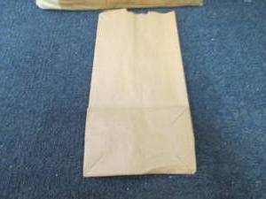 2-500 pk 8# Kraft Paper Bags 6x4x12...