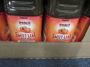 8-64 0z Bottles Sweet Leaf Peach Ic...