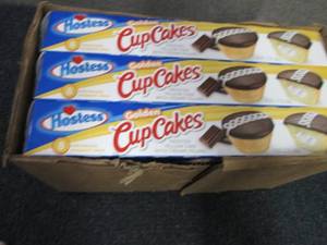 3- 12.7 oz Boxes Hostess Golden Cup...