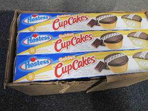 3- 12.7 oz Boxes Hostess Golden Cup...
