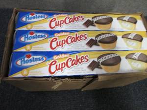 3- 12.7 oz Boxes Hostess Golden Cup...