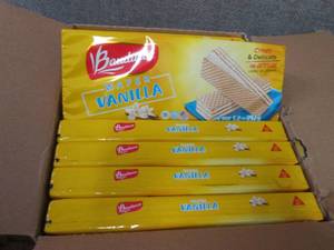 Case of 18 - 5 oz pks Bauducco Vani...