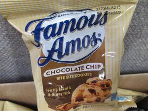 Case of 42-2 oz Pouches Famous Amos...