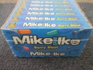 12- 5 oz Boxes Mike & Ike Berry Bla...