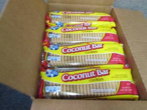 12- 9 oz pks Coconut Bar Cookies...