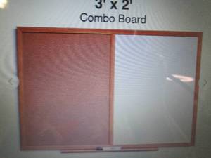 Staples Standard Cork & Dry Erase W...