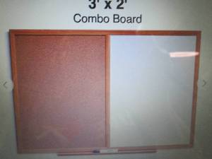 Staples Standard Cork & Dry Erase W...
