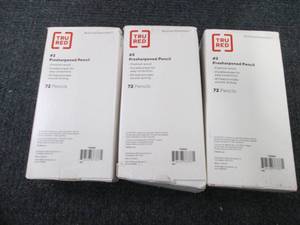 3- 72 packs TruRed Pre-Sharpened Pe...