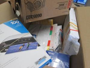Box of Assorted Office Supplies...