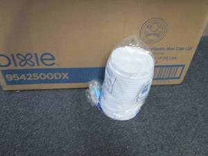 Dixie Dome Plastic Hot Cup Lids...