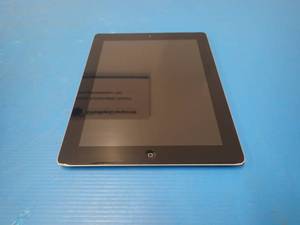 lot 29 image: Apple&nbspiPad 3rd Gen A1430  16GB of storage &nbspHas dent on or around the four corners, Scratches on screen  includes charging cable