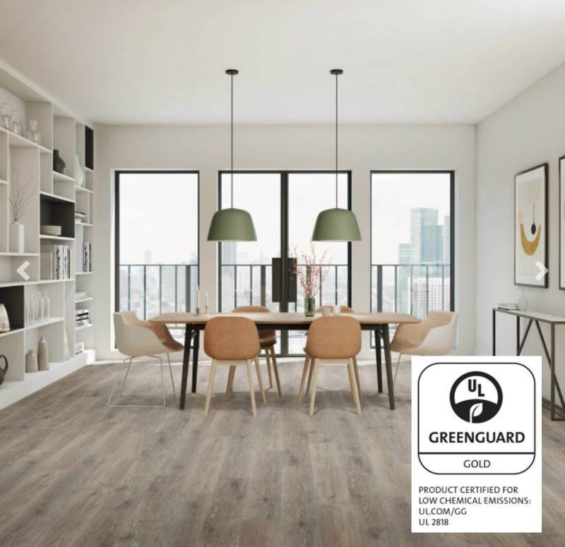 lot 1 image: EVOKE Pallet of 50 Boxes- Becky Vinyl Composite Plank Flooring (1,179 sq ft)