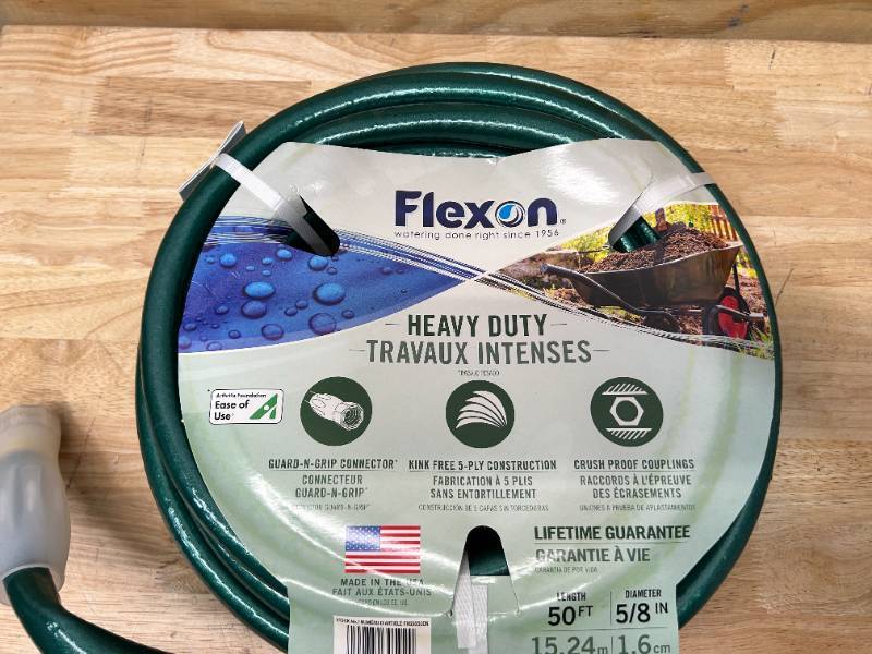 lot 50 image: FLEXON Premium 58 in. Dia x 50 ft. Water Hose