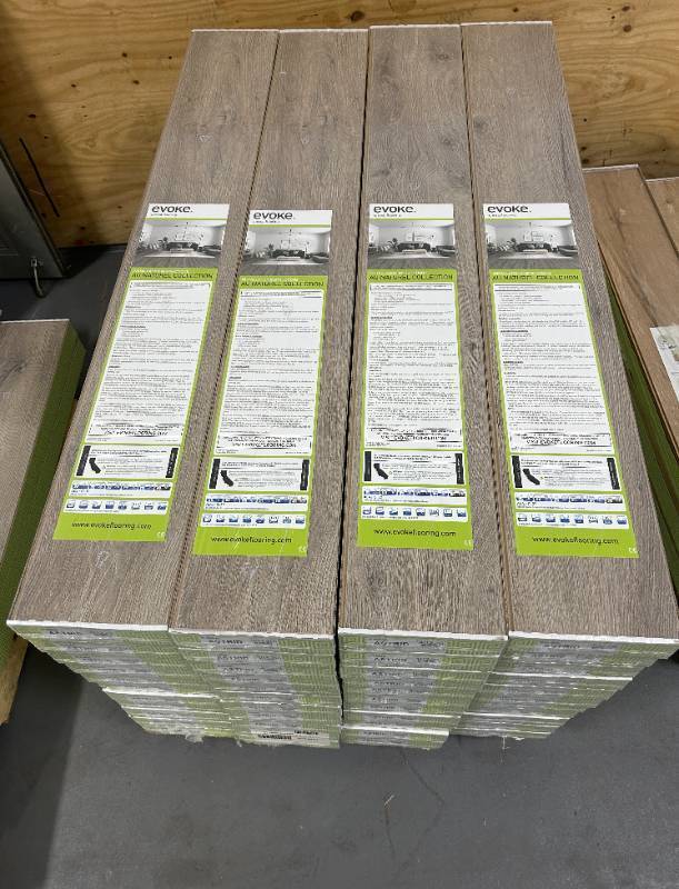 lot 3 image: EVOKE Lot of 44 Boxes of Laminate Flooring in Astrid (1,009.36 Sq. Ft.)