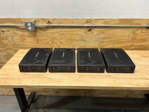 lot 83 image: ROCKFORD FOSGATE Lot of 4- PS-8 Punch Series Powered 8 Subwoofers