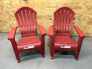 lot 30 image: REALCOMFORT Lot of 2- Adirondack Chairs