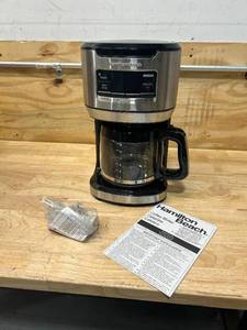 lot 68 image: HAMILTON BEACH 14-Cup Black Programmable Front-Fill Coffee Maker