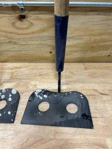 lot 101 image: KRAFT Lot of 3- BC228 Mortar Hoe with 66in. Wood Handles