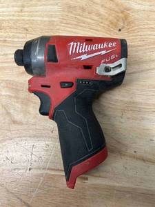 lot 96 image: MILWAUKEE M12 FUEL 14 Impact Driver and FUEL 12 Hammer DrillDriver (Tools Only)