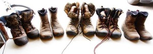 lot 24 image: (5) Mens Work BootsShoes