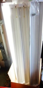 lot 25 image: (5) 4ft. LED Ceiling Fixtures