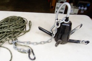 lot 33 image: Anchor with Rope