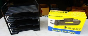 lot 62 image: Cartridge World Printer Ink For Use In HP Laserjet 4100 Replaces CB061X...