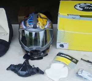 lot 121 image: 3XL Ski-Doo Full-Face Helmet Modular 2 LIMITED BL.NOR...