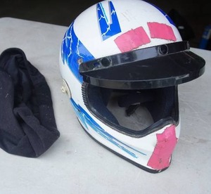 lot 123 image: Helmet and Face Mask