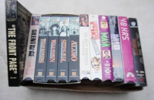 lot 157 image: (12) VHS Tapes Movies...