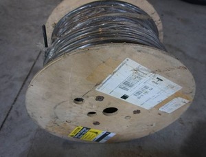lot 169 image: New Spool of 8 AWG Solid BC Cable...92 lb.