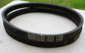lot 177 image: (2) Dayco MAX 1105 Snowmobile Drive Belt