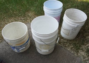 lot 178 image: (5) Five Gallon Pails