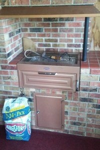 Feast Master IndoorOutdoor Charcoal Grill.