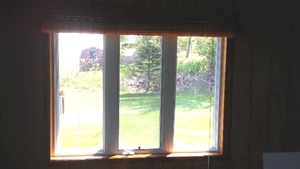 Center Casement Window.