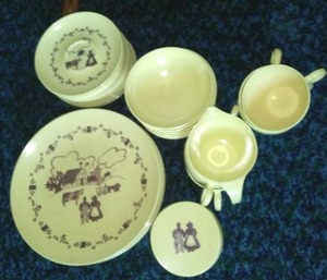Vintage Beverly by Prolon Dinnerware.