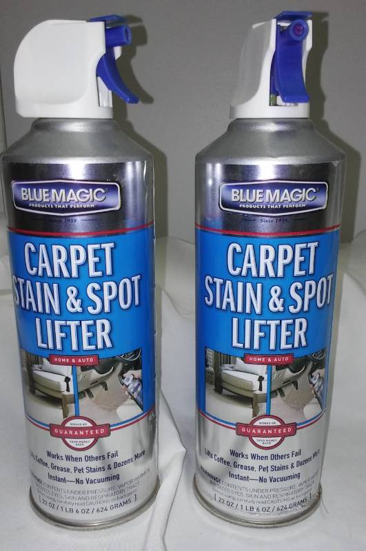 Carpet Stain removal Blue Magic 