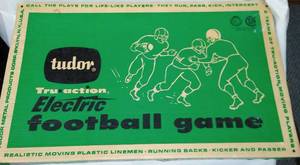 lot 352 image: Vintage True Action Electric Football Game By Tudor