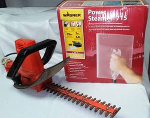 lot 358 image: Steamer And Hedge Trimmer